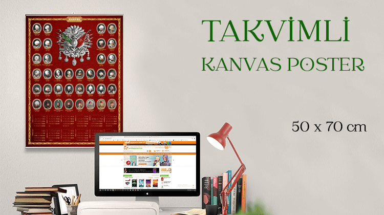 Takvimli Kanvas Posterler Görseli