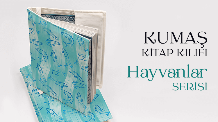 Kumaş Kitap Kılıfı - Hayvanlar Serisi Grup Görseli