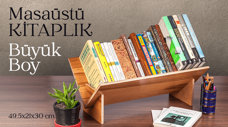 Masaüstü Kitaplık Büyük Boy Grup Görseli