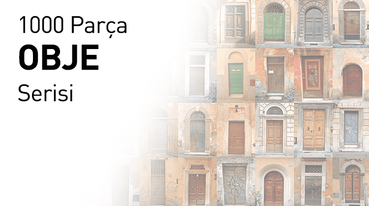 1000 Ahşap Parçalı Puzzle Obje Serisi Görseli