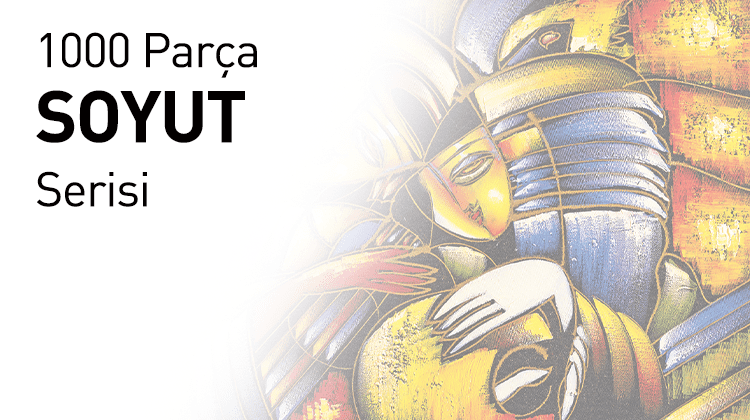 1000 Ahşap Parçalı Puzzle Soyut Serisi Görseli