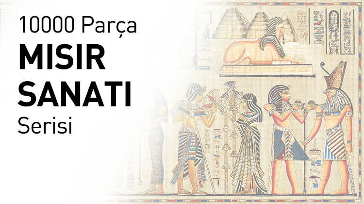 10000 Ahşap Parçalı Puzzle Mısır Sanatı Serisi Görseli