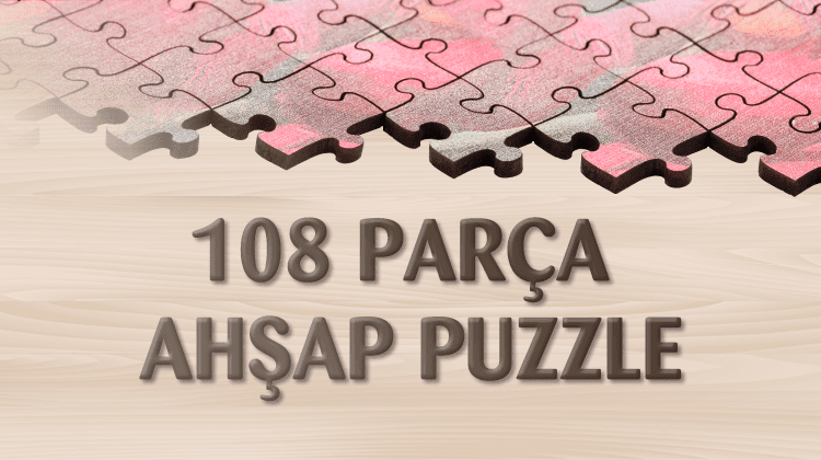 108 Parça Ahşap Puzzle Grup Görseli