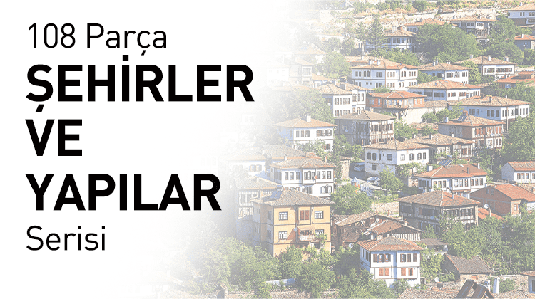 108 Parça Ahşap Puzzle Şehirler ve Yapılar Serisi Grup Görseli