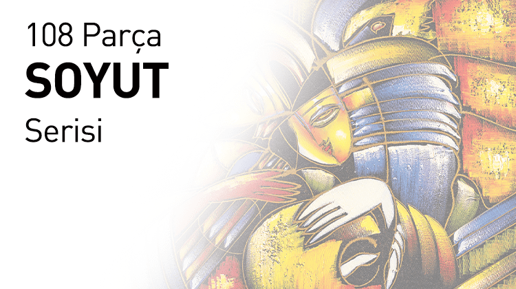 108 Parça Ahşap Puzzle Soyut Serisi Grup Görseli