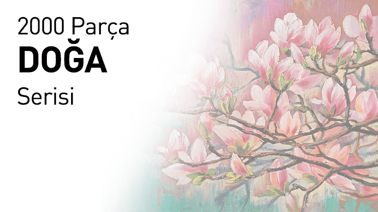 2000 Ahşap Parçalı Puzzle Doğa Serisi Görseli