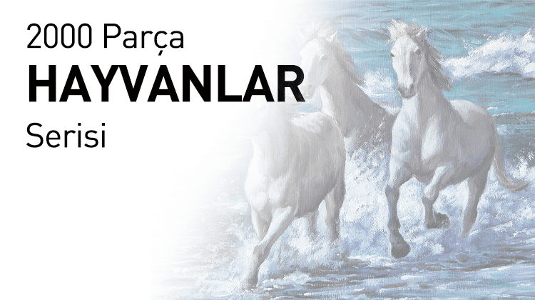 2000 Ahşap Parçalı Puzzle Hayvanlar Serisi Görseli