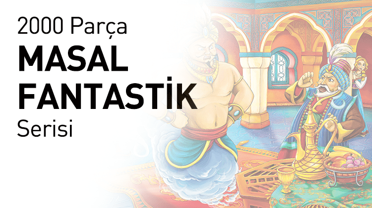 2000 Ahşap Parçalı Puzzle Masal Fantastik Serisi Görseli