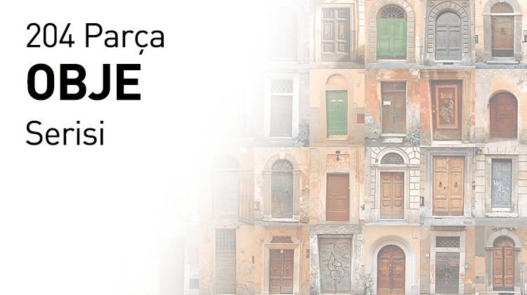 204 Parça Obje Serisi Grup Görseli