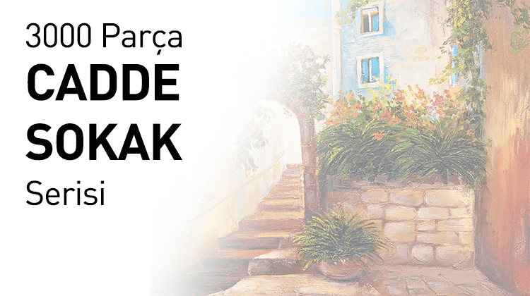 3000 Ahşap Parçalı Puzzle Cadde Sokak Serisi Görseli