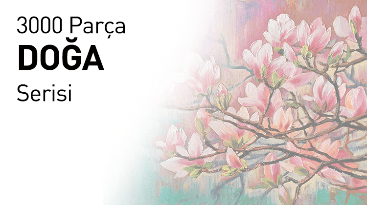 3000 Ahşap Parçalı Puzzle Doğa Serisi Görseli