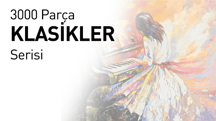 3000 Ahşap Parçalı Puzzle Klasikler Serisi Görseli