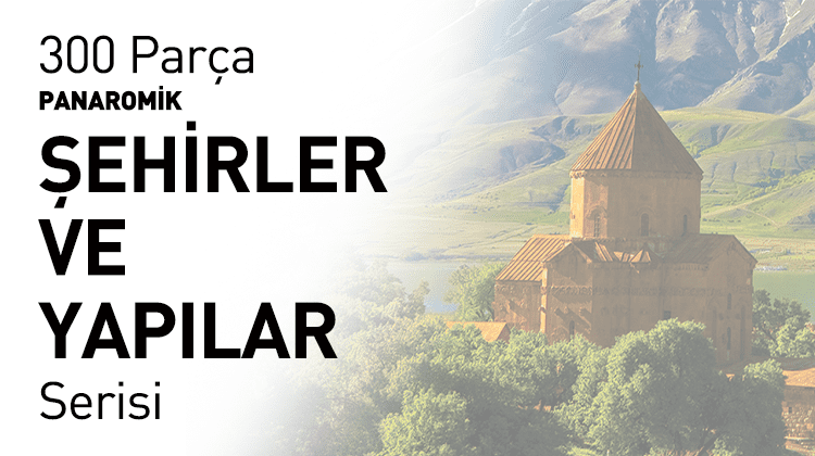 300 Parça Panaromik Şehirler ve Yapılar Serisi Görseli