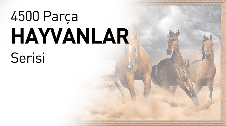 4500 Ahşap Parçalı Puzzle Hayvanlar Serisi Görseli