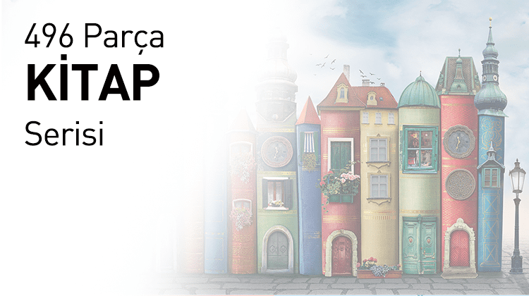 496 Mega Parça Ahşap Puzzle Kitap Serisi Grup Görseli