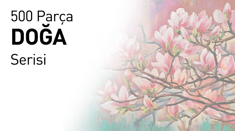 500 Ahşap Parçalı Puzzle Doğa Serisi Görseli