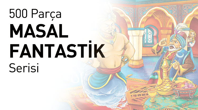 500 Ahşap Parçalı Puzzle Masal Fantastik Serisi Görseli