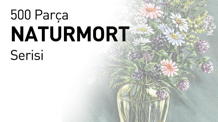 500 Ahşap Parçalı Puzzle Naturmort Serisi Görseli