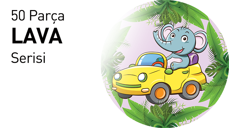 Lava 50 Parça Ahşap Puzzle Görseli