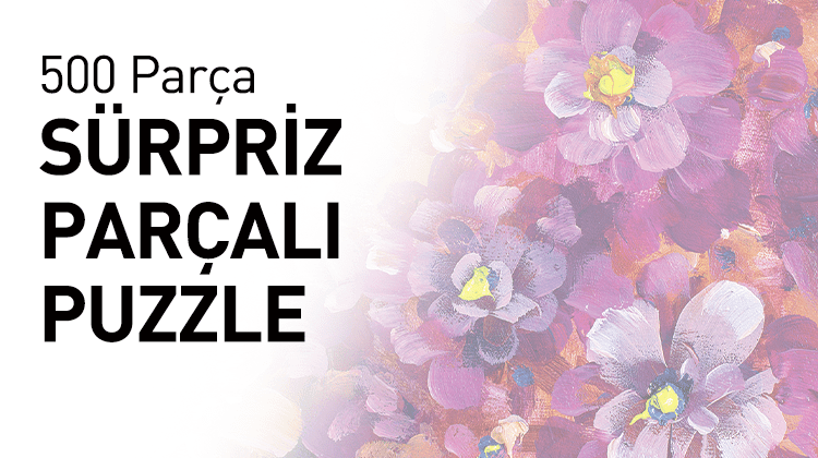 Sürpriz 500 Ahşap Parçalı Puzzle Serisi Görseli